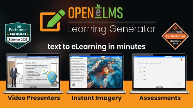 Open eLMS Learning Generator