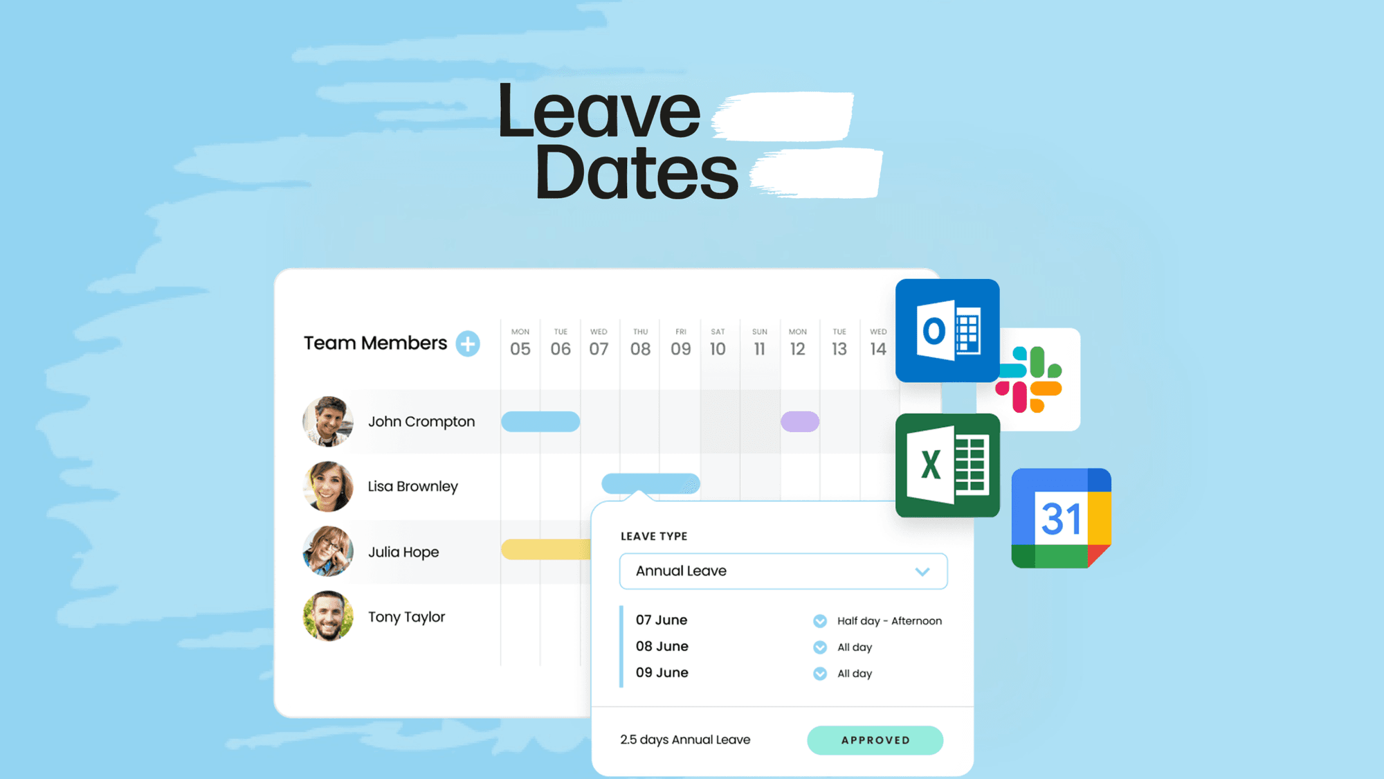 Leave Dates