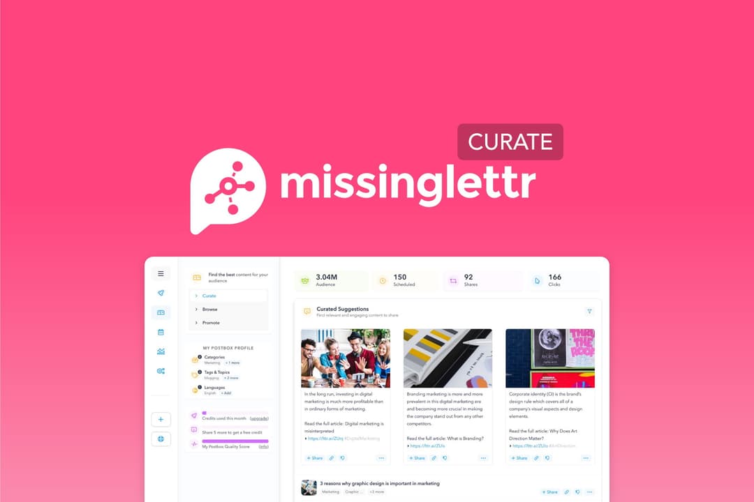 Missinglettr Curate