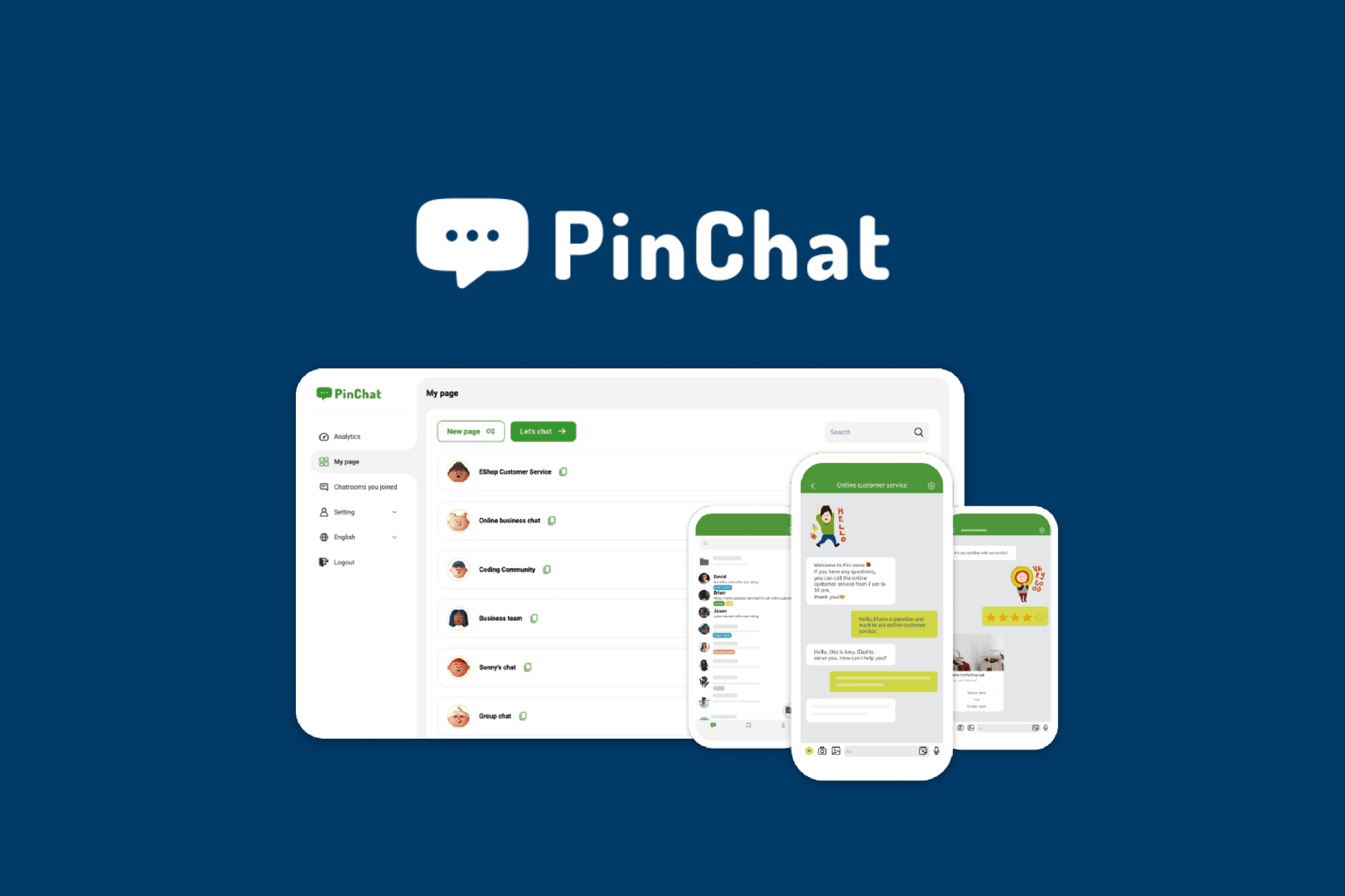 PinChat - Plus exclusive