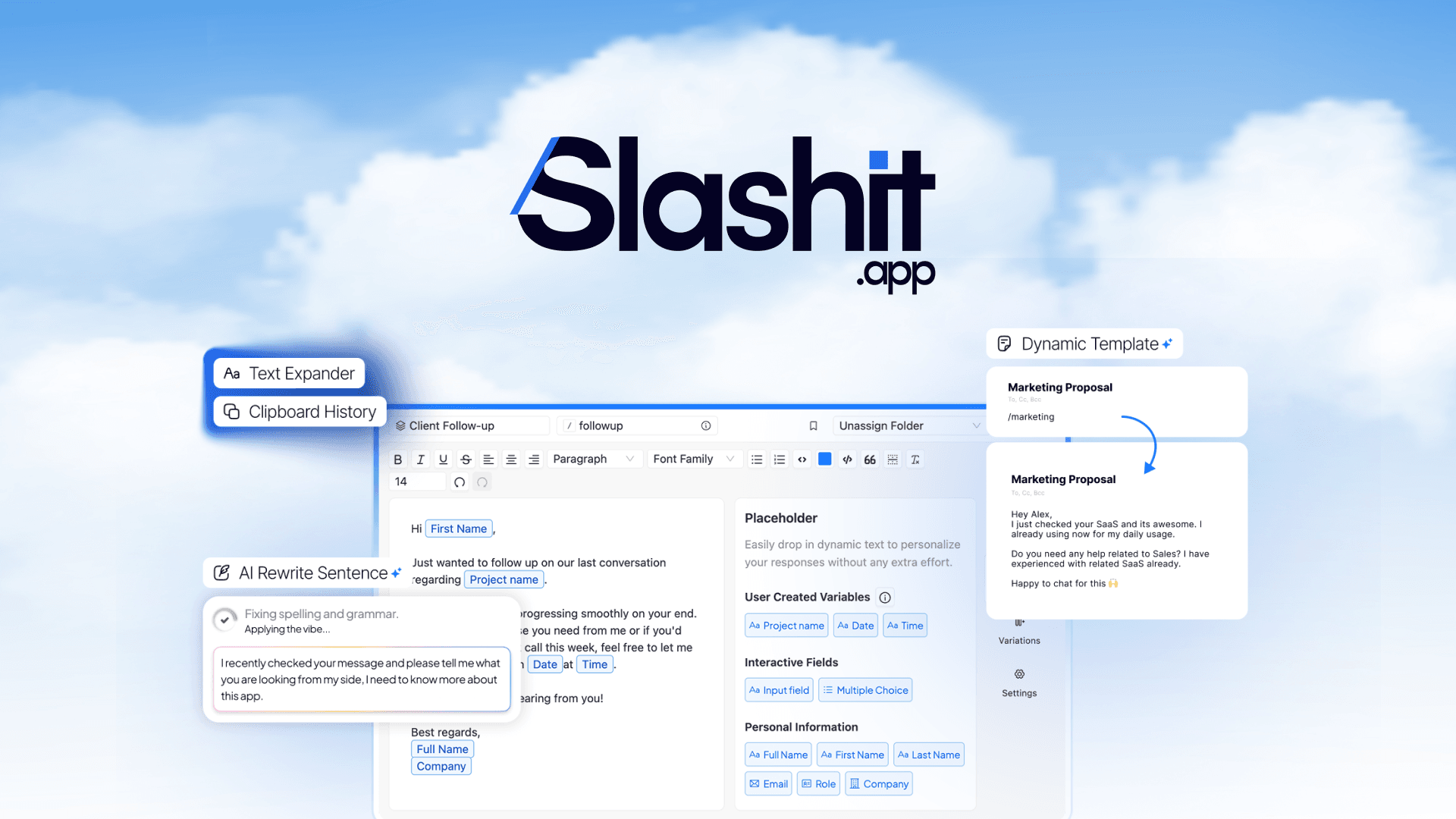 Slashit App