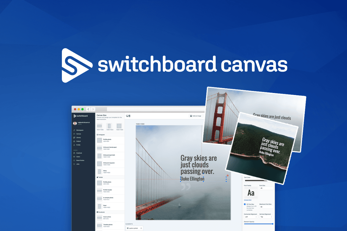 Switchboard Canvas
