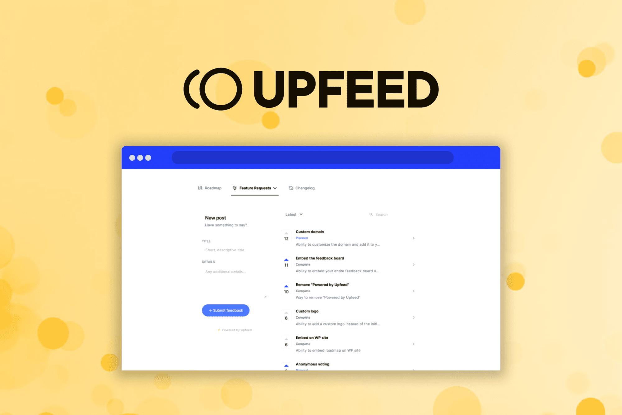 Upfeed