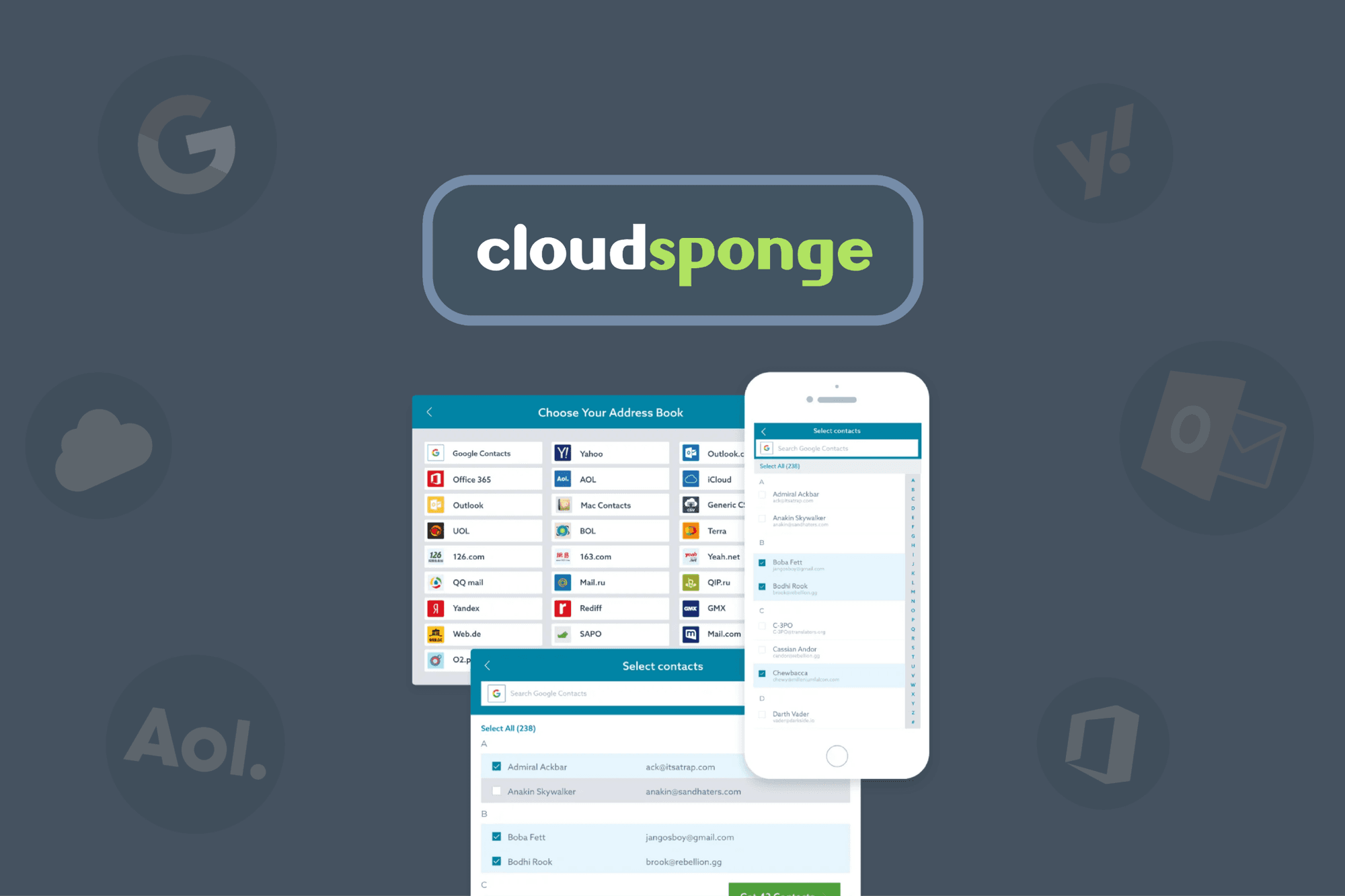 CloudSponge Contact Picker