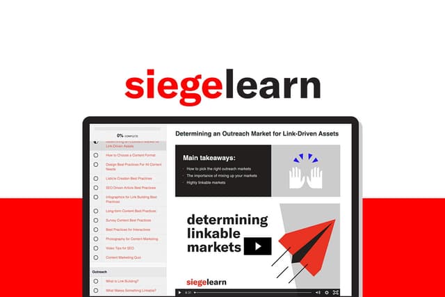 SiegeLearn Content Marketing Course