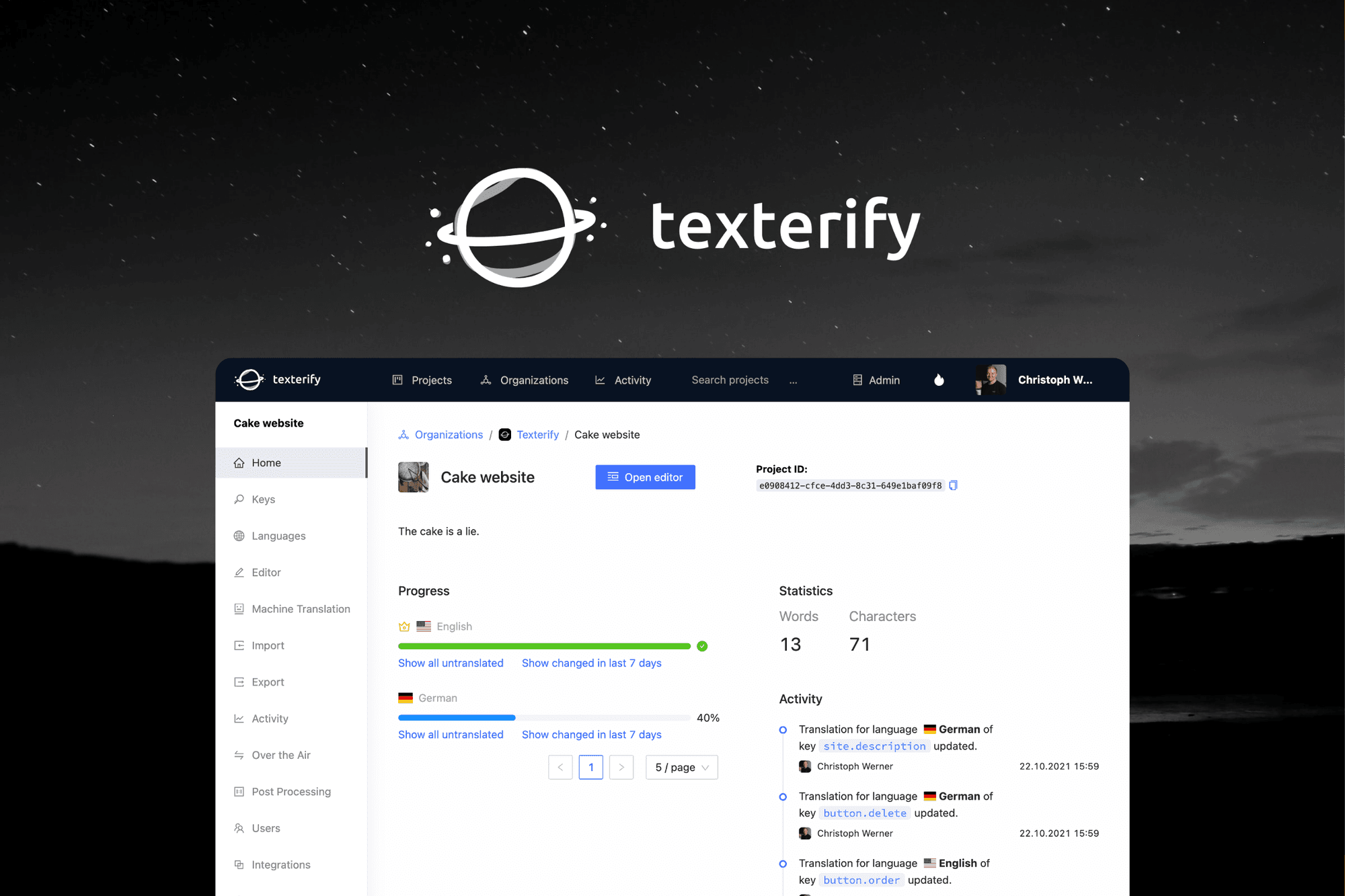 Texterify