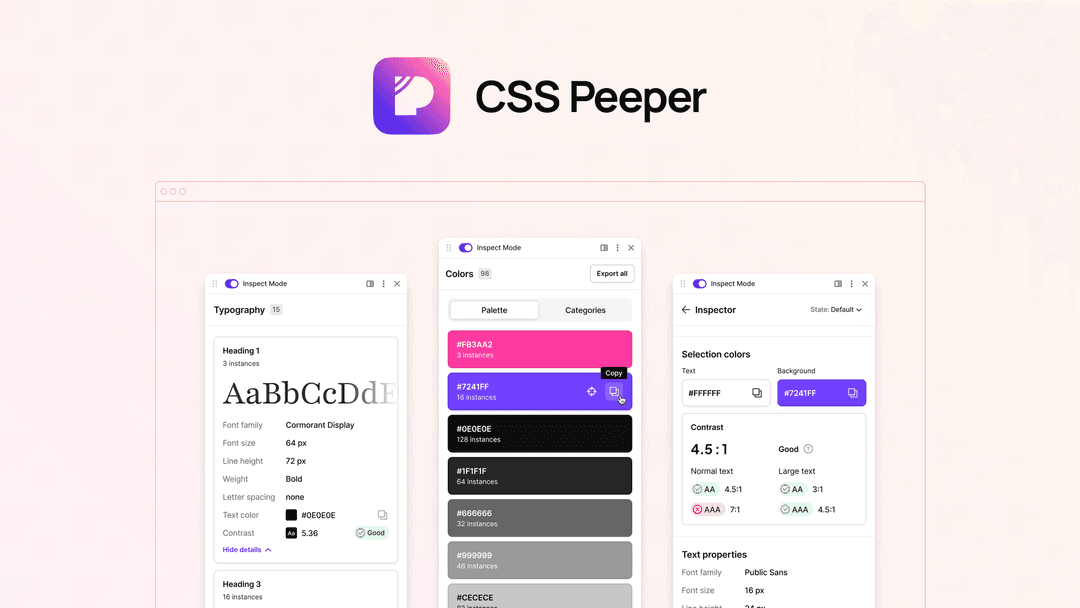 CSS Peeper