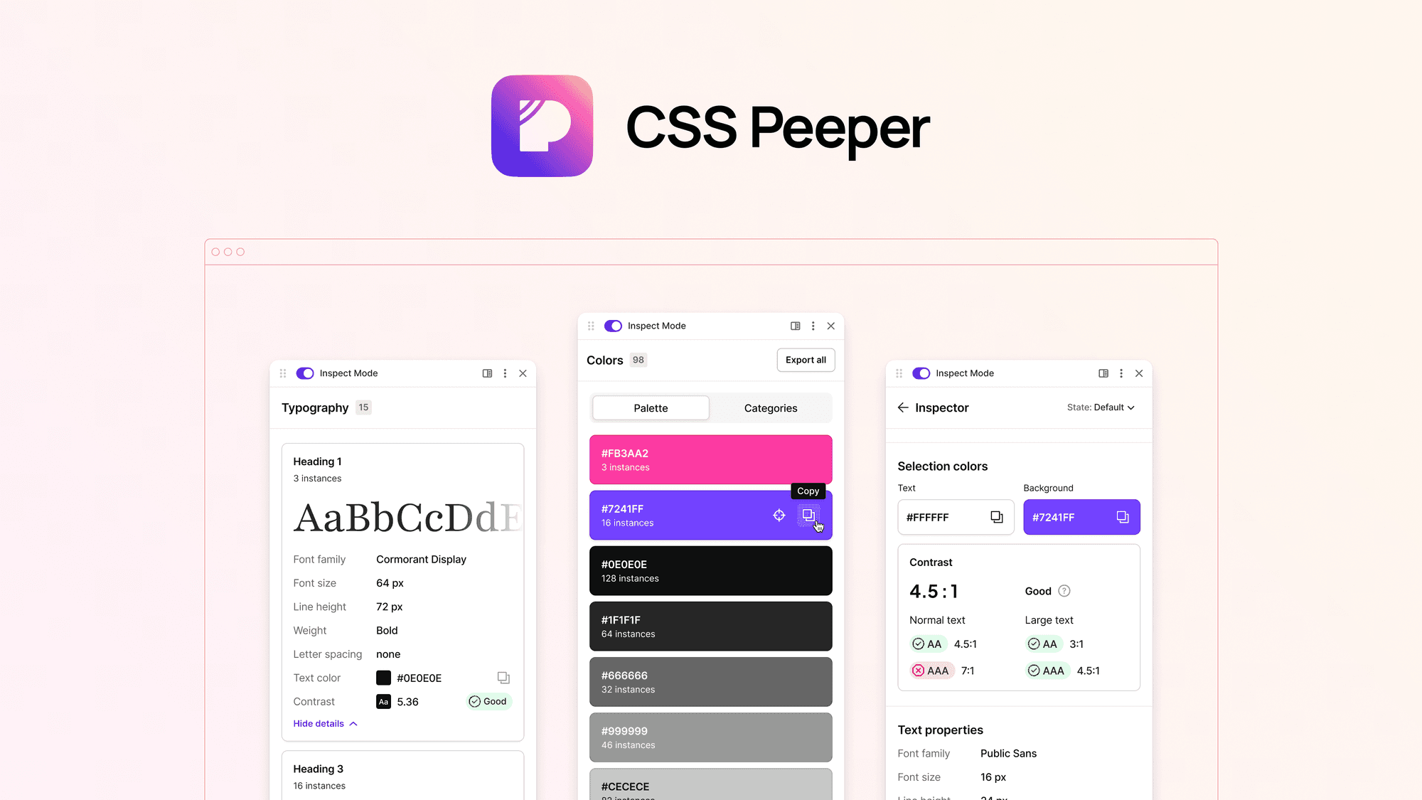 CSS Peeper