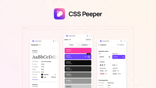 CSS Peeper