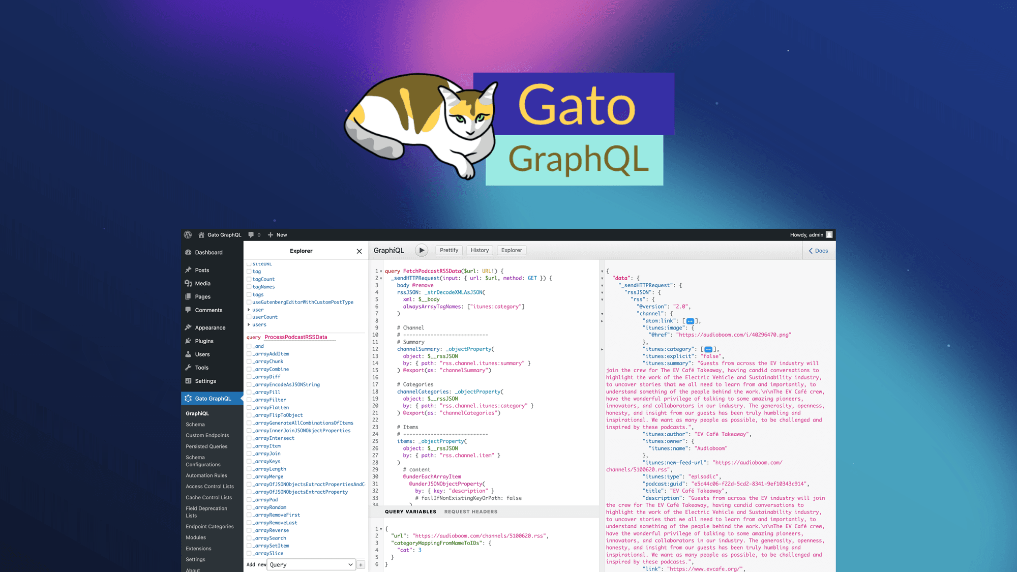 Gato GraphQL - Plus Exclusive