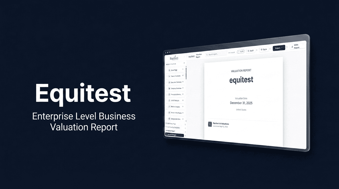 Equitest Elite - AI-Powered Business Valuation Platform