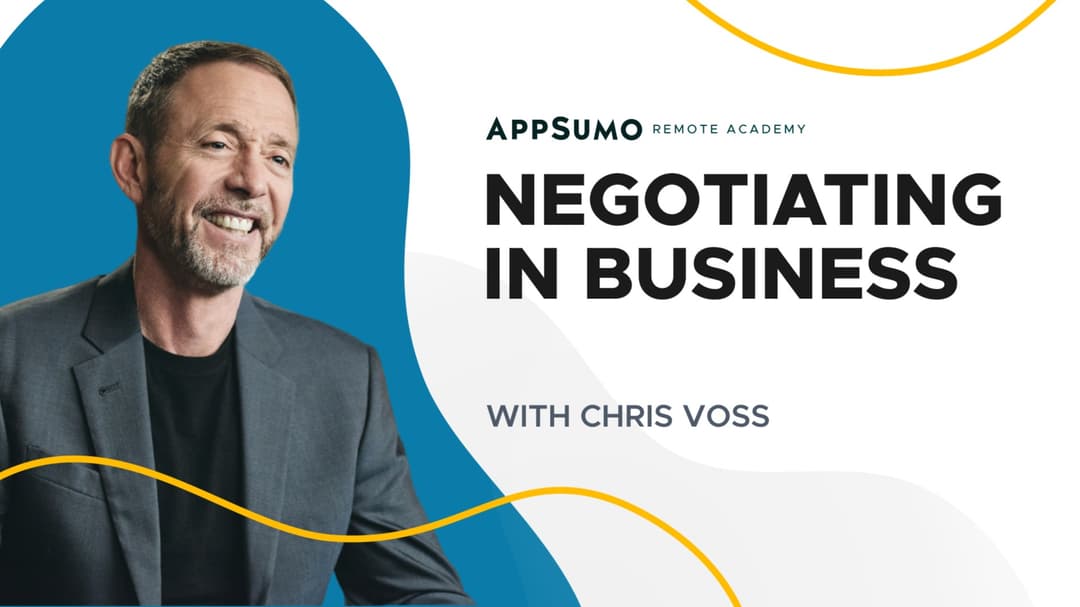 Remote Work Academy: Negotiating in Business | Never Split the Difference