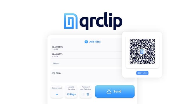 QRClip - File Sharing Built for Privacy, Simplified.