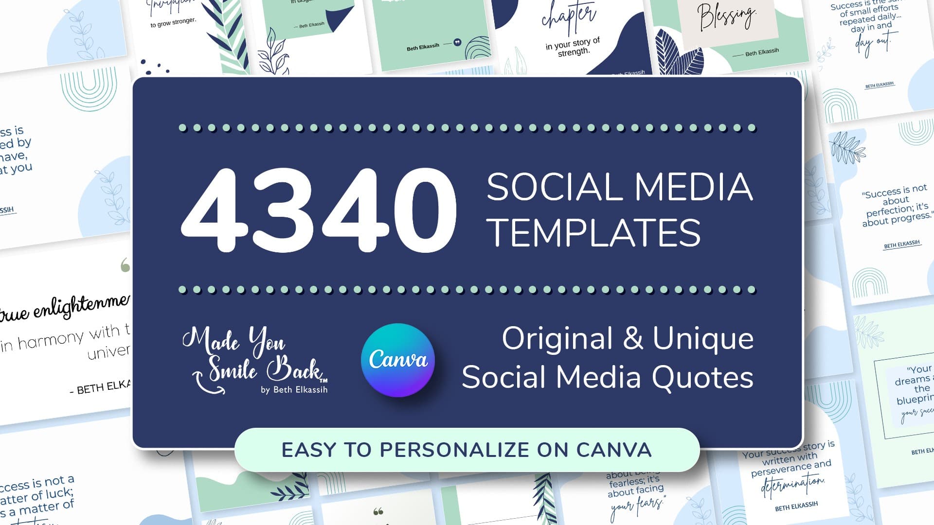 4340 Original & Unique Social Media Quotes Templates