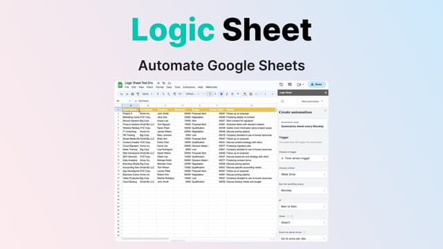 Logic Sheet